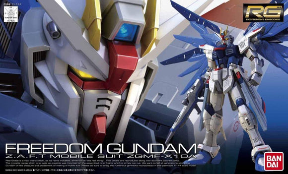 BANDAI RG 1/144 FREEDOM GUNDAM Z.A.F.T. MOBILE SUIT ZGMF-X10A