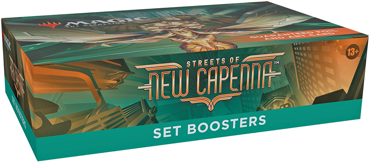 MAGIC THE GATHERING STREETS OF NEW CAPENNA SET BOOSTER BOX Cards and Comics Central MAGIC THE GATHERING STREETS OF NEW CAPENNA SET BOOSTER BOX Cards and Comics Central