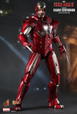 **CALL STORE FOR INQUIRIES** HOT TOYS MMS213 MARVEL IRON MAN 3 SILVER CENTURION MARK XXXIII 1/6TH SCALE FIGURE
