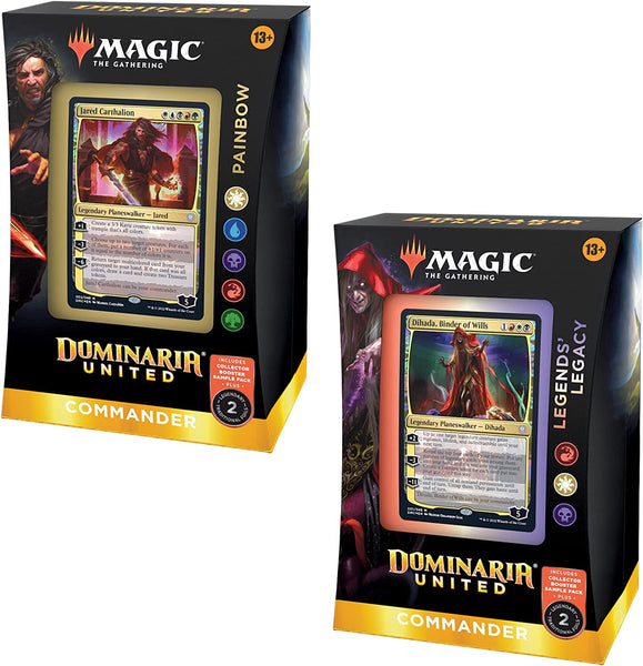 MAGIC THE GATHERING DOMINARIA UNITED COMMANDER DECKS – Cards and Comics Central