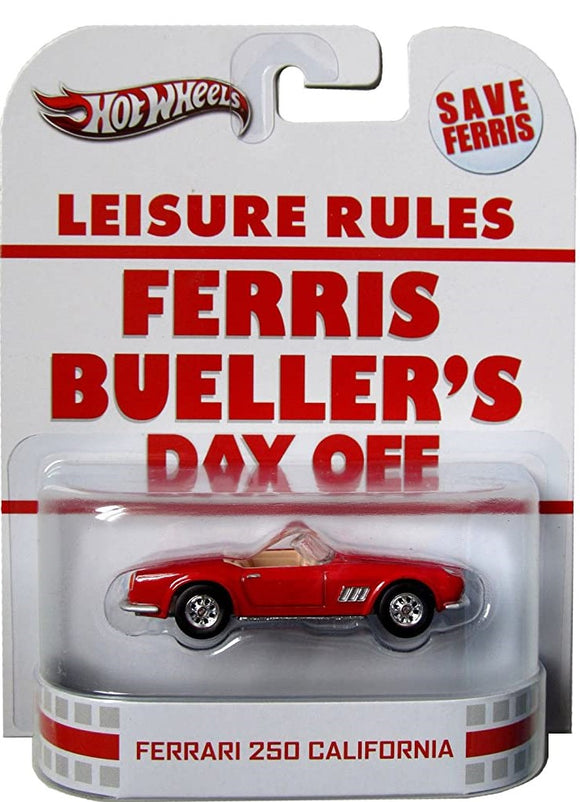HOT WHEELS LEISURE RULES FERRIS BUELLER'S DAY OFF FERRARI 250 CALIFORNIA