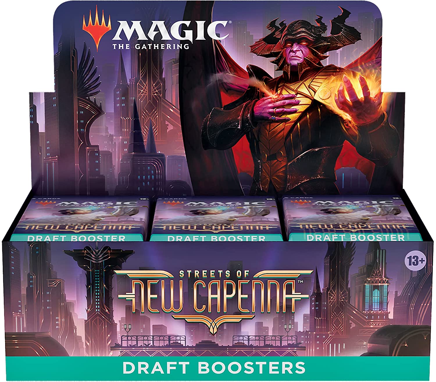 MAGIC THE GATHERING STREETS OF NEW CAPENNA DRAFT BOOSTER BOX Cards and Comics Central MAGIC THE GATHERING STREETS OF NEW CAPENNA DRAFT BOOSTER BOX Cards and Comics Central