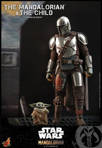 **CALL STORE FOR INQUIRIES** HOT TOYS TMS014 STAR WARS THE MANDALORIAN & THE CHILD SET 1/6TH SCALE FIGURE