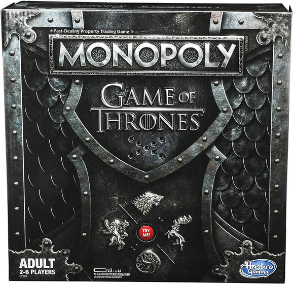MONOPOLY GAME OF THRONES BOARD GAME