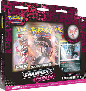 Pokemon Champion's Path Gym Collection Wave 2 Special Pin Collection Box