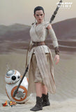 **CALL STORE FOR INQUIRIES** HOT TOYS MMS337 STAR WARS THE FORCE AWAKENS REY & BB-8 SET 1/6TH SCALE FIGURE