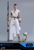 **CALL STORE FOR INQUIRIES** HOT TOYS MMS559 STAR WARS THE RISE OF SKYWALKER REY & D-O SET 1/6TH SCALE FIGURE
