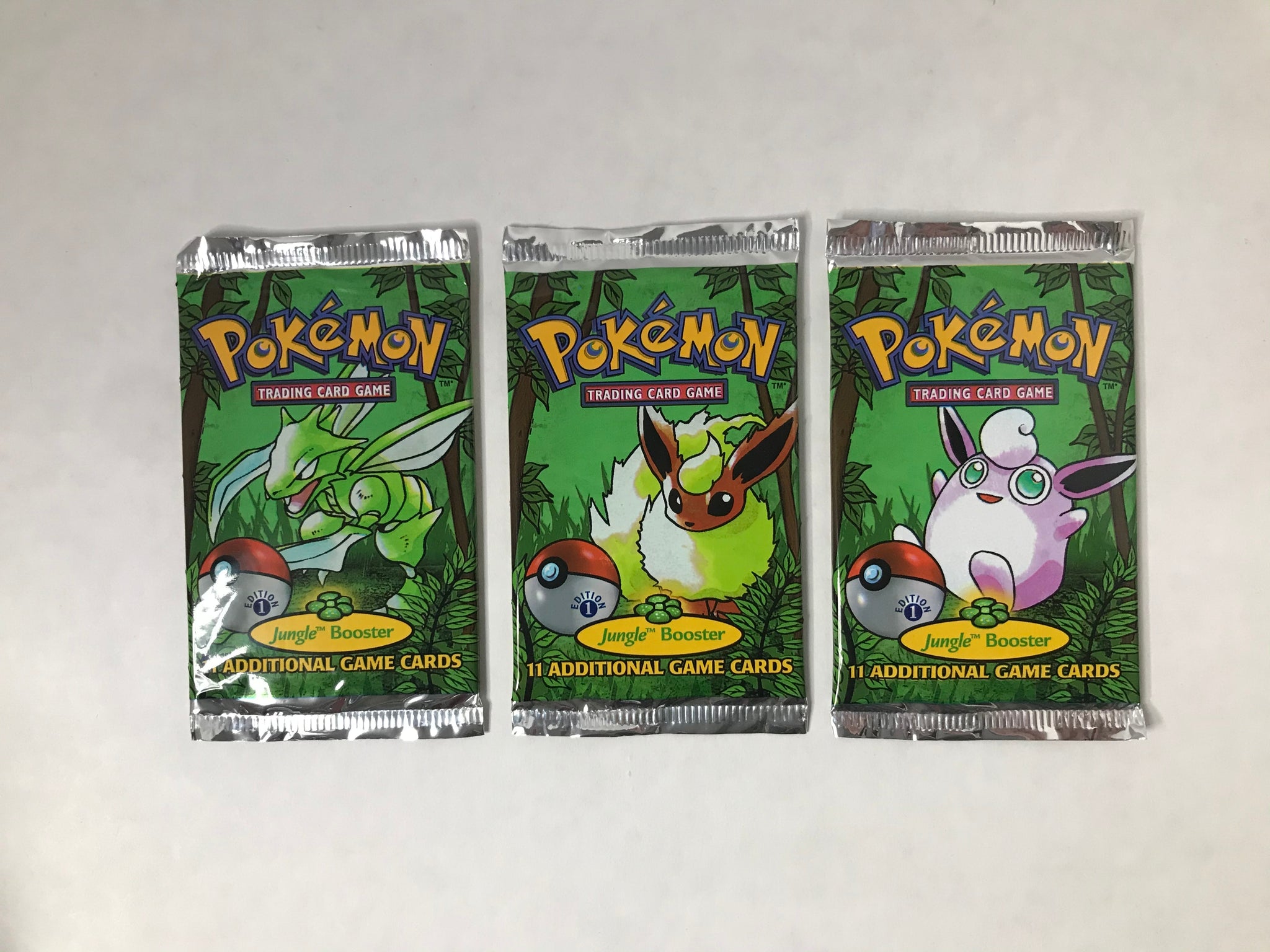 Pokemon 1st Edition Jungle Booster Pack Cards and Comics Central Pokemon 1st Edition Jungle Booster Pack Cards and Comics Central
