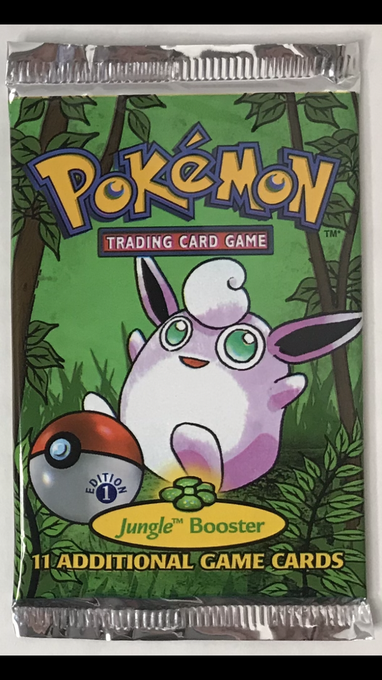 Pokemon 1st Edition Jungle Booster Pack Cards and Comics Central Pokemon 1st Edition Jungle Booster Pack Cards and Comics Central