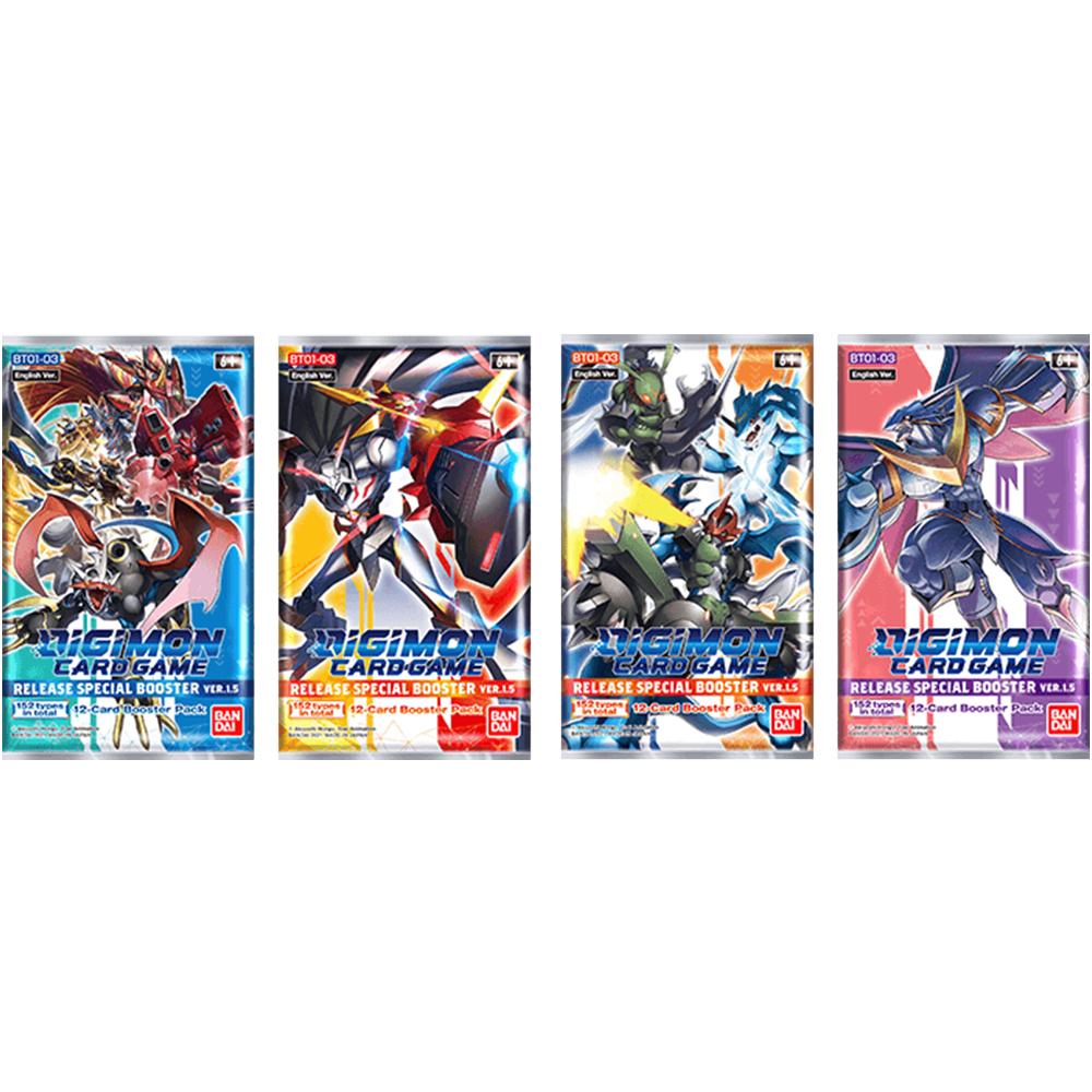 Digimon Card Game ver 1.5 Booster Cards and Comics Central Digimon Card Game ver 1.5 Booster Cards and Comics Central