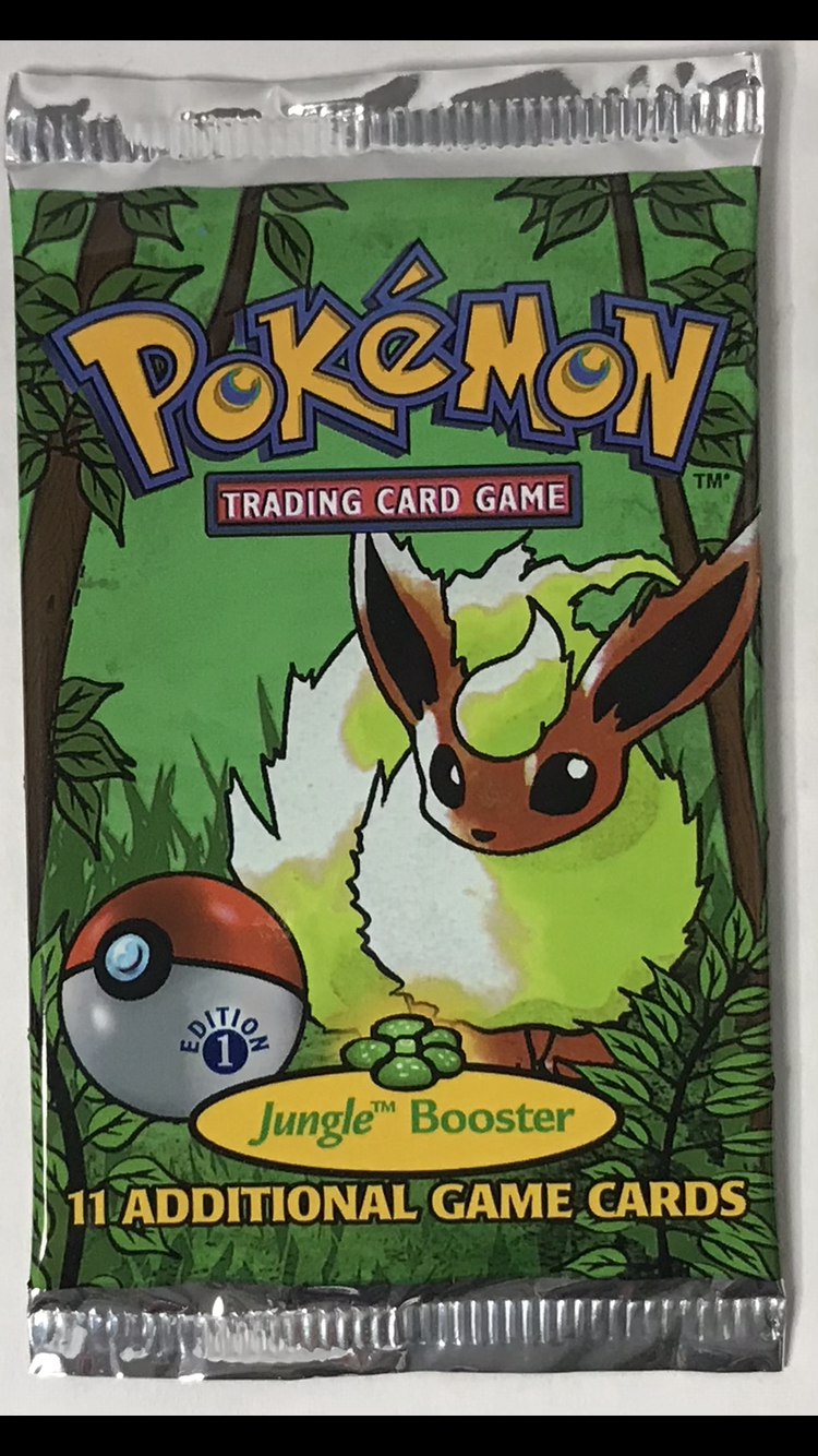 Pokemon 1st Edition Jungle Booster Pack – Cards and Comics Central