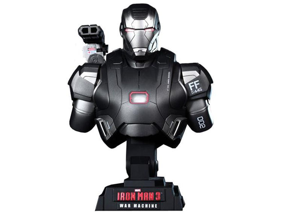 HOT TOYS HTB10 MARVEL IRON MAN 3 WAR MACHINE 1/4TH SCALE BUST
