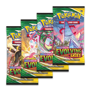 BACK IN STOCK!!  POKEMON SWORD & SHIELD EVOLVING SKIES BOOSTER PACKS!!  STORE PICK UP ONLY!!!