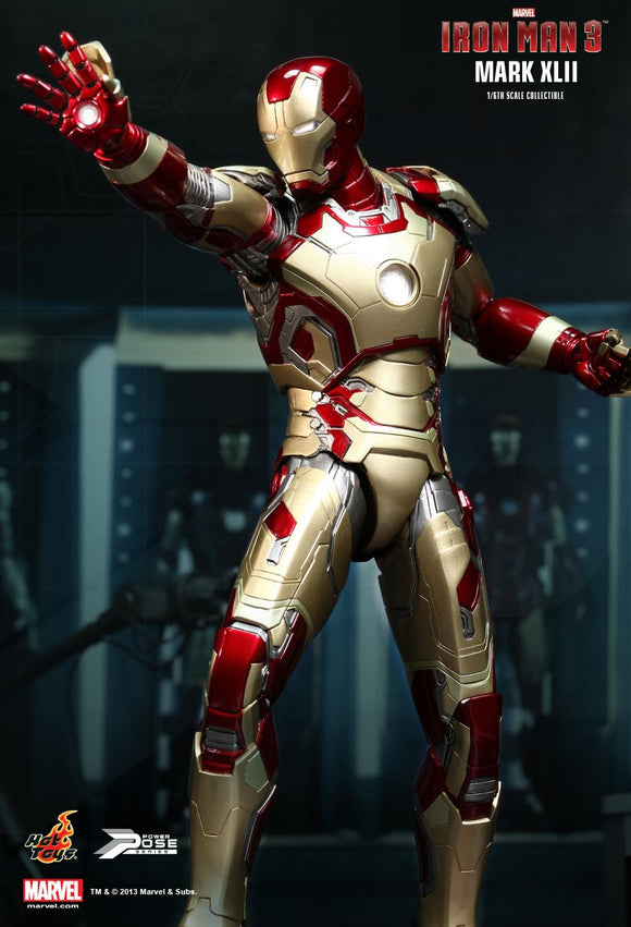 **CALL STORE FOR INQUIRIES** HOT TOYS PPS001 MARVEL IRON MAN 3 IRON MAN MARK XLII 1/6TH SCALE FIGURE