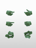 TOMYTEC LITTLE ARMORY LAOP07 FIGMA TACTICAL GLOVES 2 GREEN SET