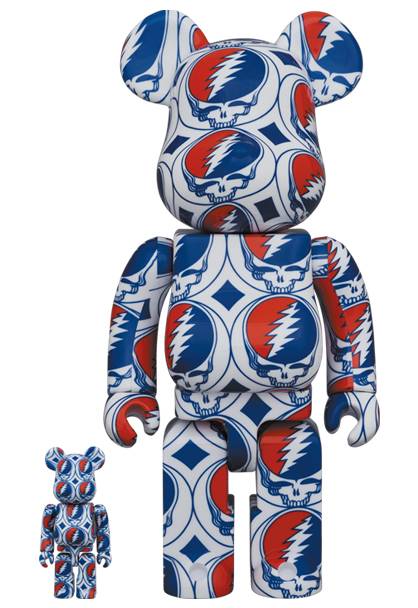 **CALL STORE FOR INQUIRIES** MEDICOM BEARBRICK GRATEFUL DEAD STEAL YOUR FACE 100% & 400% 2 PACK
