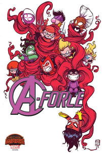 #143 A-Force Skottie Young Poster