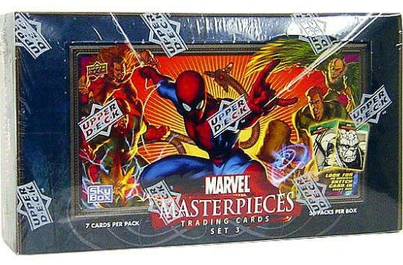 SKYBOX MARVEL MASTER PIECES TRADING CARDS SET 3