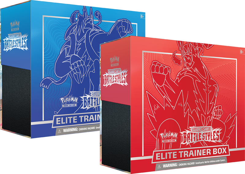 Pokemon Sword & Shield: Battle Styles Elite Trainer Box Cards and Comics Central Pokemon Sword & Shield: Battle Styles Elite Trainer Box Cards and Comics Central