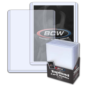 BCW Topload Card Holder 3"x4" (Choose A Color)