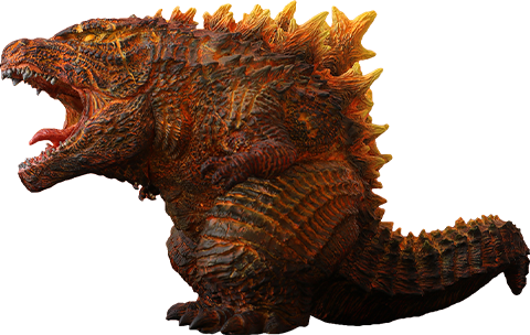 X-PLUS DEFO-REAL GODZILLA II 2019 BURNING GODZILLA – Cards and