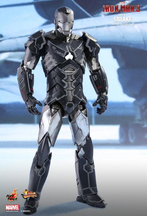 **CALL STORE FOR INQUIRIES** HOT TOYS MMS348 MARVEL IRON MAN 3 IRON MAN MARK XV SNEAKY 1/6TH SCALE FIGURE