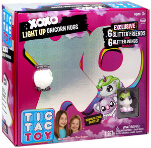 TIC TAC TOY XOXO LIGHT UP UNICORN HUGS