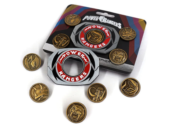 Mighty Morphin Power Rangers Legacy Die-Cast Power Coin Set Bandai PLUS EXTRAS Mighty Morphin Power Rangers Legacy Die-Cast Power Coin Set Bandai PLUS EXTRAS