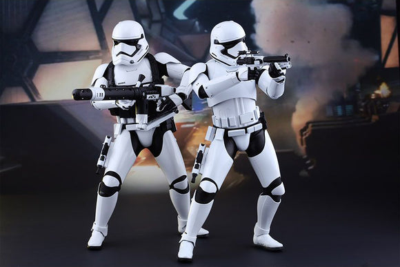 **CALL STORE FOR INQUIRIES** HOT TOYS MMS319 STAR WARS THE FORCE AWAKENS FIRST ORDER STORMTROOPER 2 PACK 1/6TH SCALE FIGURE