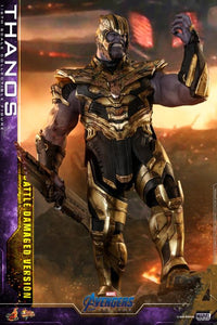 **CALL STORE FOR INQUIRIES** HOT TOYS MMS564 MARVEL AVENGERS ENDGAME THANOS BATTLE DAMAGED 1/6TH SCALE FIGURE