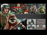 **CALL STORE FOR INQUIRIES** HOT TOYS MMS551 STAR WARS RETURN OF THE JEDI PRINCESS LEIA & WICKET SET 1/6TH SCALE FIGURE