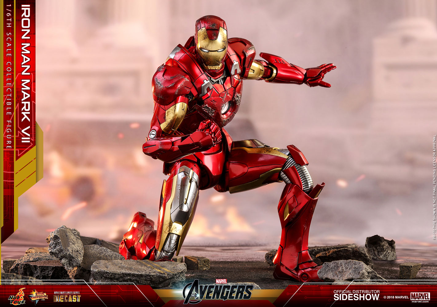 特撮 Iron Man Mark VII The Avengers 1:6 Scale Hot Toys MMS185 The Avengers Iron Man Mark 7 VII 1/6 Scale 901897