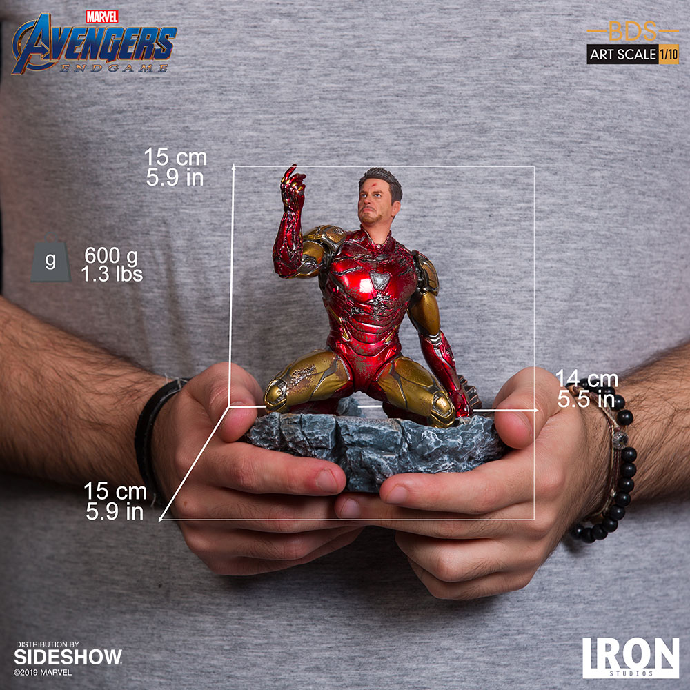 Avengers End Game : I am Iron Man Statue 1/10 Scale – Cards and 