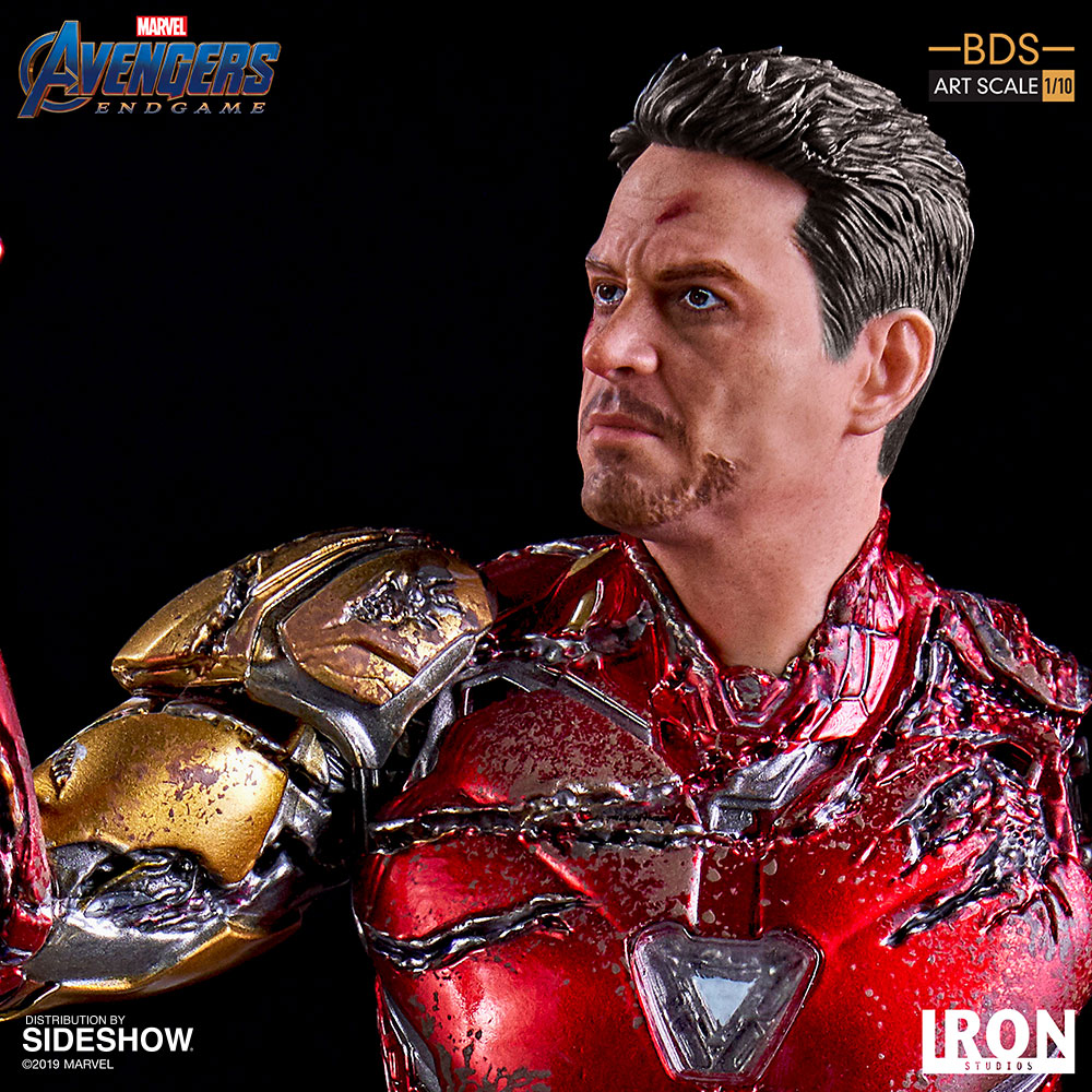 Avengers End Game : I am Iron Man Statue 1/10 Scale – Cards and 