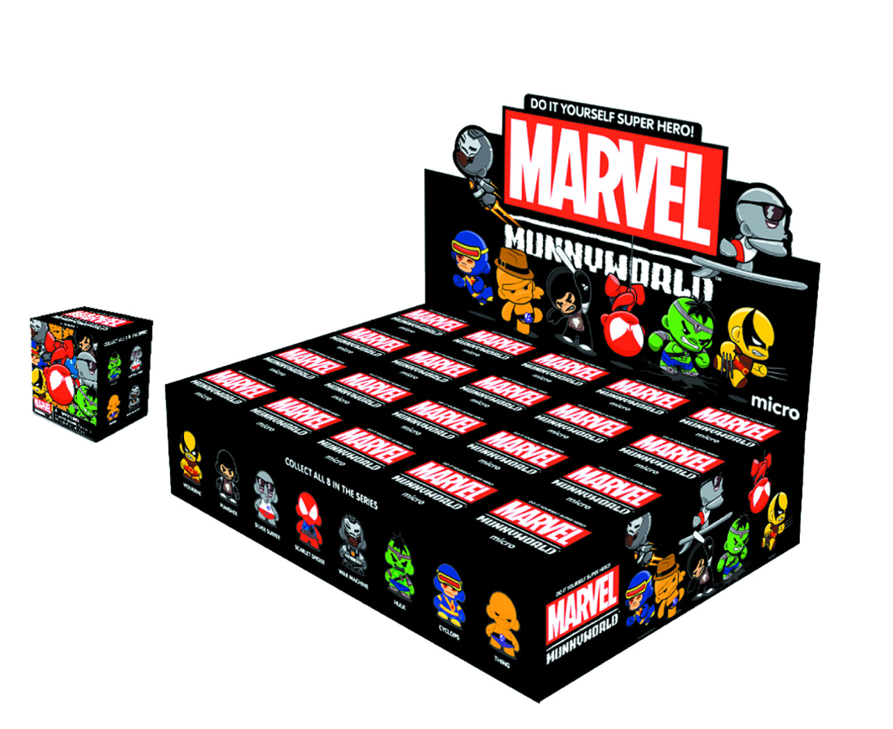 KIDROBOT MARVEL DO IT YOURSELF MUNNYWORLD MICRO MUNNY SERIES 2 *1PC*