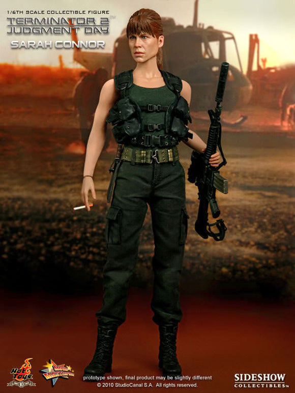 **CALL STORE FOR INQUIRIES** HOT TOYS MMS119 TERMINATOR 2 JUDGEMENT DAY SARAH CONNOR 1/6TH SCALE FIGURE
