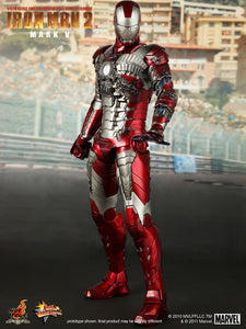 **CALL STORE FOR INQUIRIES** HOT TOYS MMS145 MARVEL IRON MAN 2 IRON MAN MARK V 1/6TH SCALE FIGURE