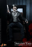 **CALL STORE FOR INQUIRIES** HOT TOYS MMS149 SWEENY TODD THE DEMON BARBER OF FLEET STREET SWEENY TODD 1/6TH SCALE FIGURE