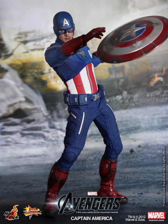 **CALL STORE FOR INQUIRIES** HOT TOYS MMS174 MARVEL THE AVENGERS CAPTAIN AMERICA 1/6TH SCALE FIGURE