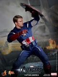 **CALL STORE FOR INQUIRIES** HOT TOYS MMS174 MARVEL THE AVENGERS CAPTAIN AMERICA 1/6TH SCALE FIGURE