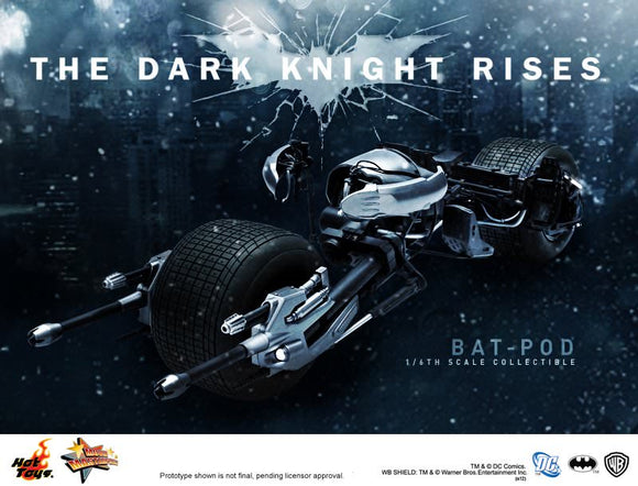**CALL STORE FOR INQUIRIES** HOT TOYS MMS177 DC THE DARK KNIGHT RISES BAT-POD 1/6TH SCALE FIGURE