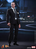 **CALL STORE FOR INQUIRIES** HOT TOYS MMS189 MARVEL THE AVENGERS AGENT PHIL COULSON 1/6TH SCALE FIGURE
