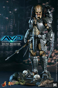 **CALL STORE FOR INQUIRIES** HOT TOYS MMS221 ALIEN VS PREDATOR CELTIC PREDATOR 1/6TH SCALE FIGURE