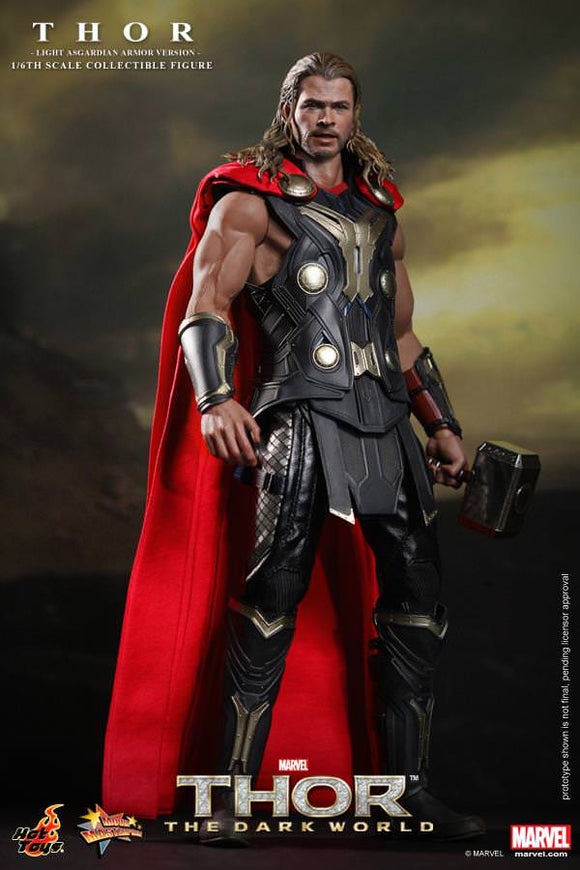 **CALL STORE FOR INQUIRIES** HOT TOYS MMS225 MARVEL THOR THE DARK WORLD THOR LIGHT ASGARDIAN ARMOR 1/6TH SCALE FIGURE