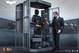 **CALL STORE FOR INQUIRIES** HOT TOYS MMS236 DC THE DARK KNIGHT BATMAN ARMORY BRUCE & ALFRED 1/6TH SCALE FIGURE