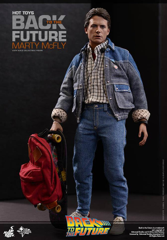 **CALL STORE FOR INQUIRIES** HOT TOYS MMS257 BACK TO THE FUTURE MARTY MCFLY 1/6TH SCALE FIGURE