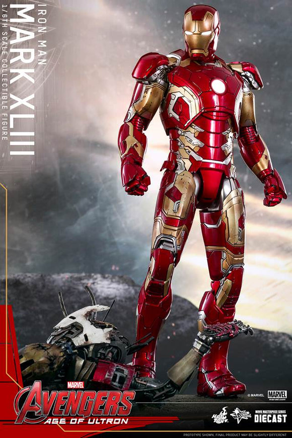 **CALL STORE FOR INQUIRIES** HOT TOYS MMS278 D09 MARVEL AVENGERS AGE OF ULTRON IRON MAN MARK XLIII 1/6TH SCALE FIGURE