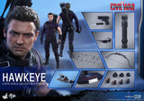 **CALL STORE FOR INQUIRIES** HOT TOYS MMS358 MARVEL CAPTAIN AMERICA CIVIL WAR HAWKEYE 1/6TH SCALE FIGURE