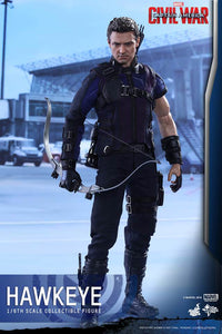 **CALL STORE FOR INQUIRIES** HOT TOYS MMS358 MARVEL CAPTAIN AMERICA CIVIL WAR HAWKEYE 1/6TH SCALE FIGURE