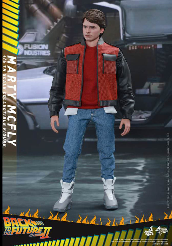 **CALL STORE FOR INQUIRIES** HOT TOYS MMS379 BACK TO THE FUTURE 2 MARTY MCFLY 1/6TH SCALE FIGURE
